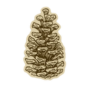 Pinecone Sticker