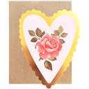 Pink Rose Heart