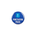 Punctuation Police Pin