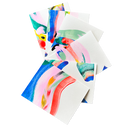 Rainbow Swirl Stationery Set