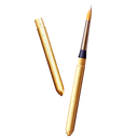 Large Gold Travel Brush Round 10