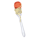 Spaghetti Bookmark