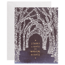 Starry Lights Holiday Card