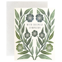 With Deepest Sympathy Floral Vine