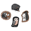 Woodland Animal Lacing Cards